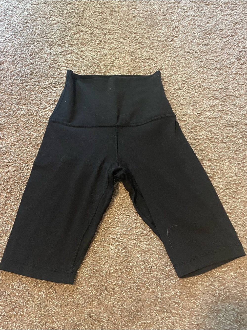Lululemon Black High-Rise Bike Shorts 8 inch